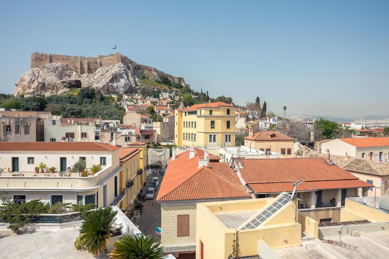 Studio Under Acropolis Rock Athen Exterior foto